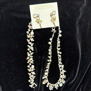 Sorrelli Opalescent and Gold Necklace Set